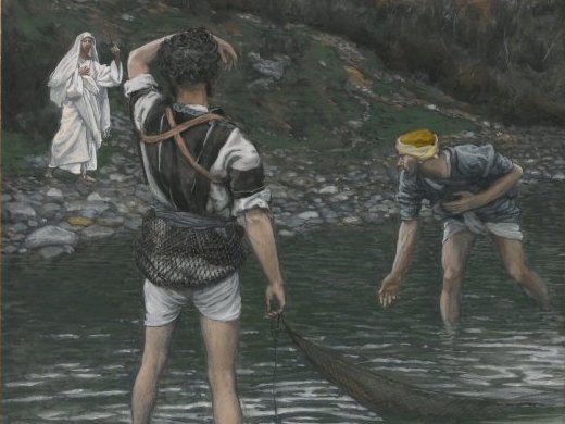 James Tissot, The Calling of Saint Peter and Saint Andrew