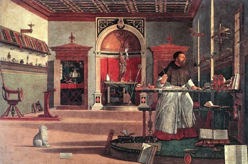 Vittore Carpaccio, Vision of Saint Augustine