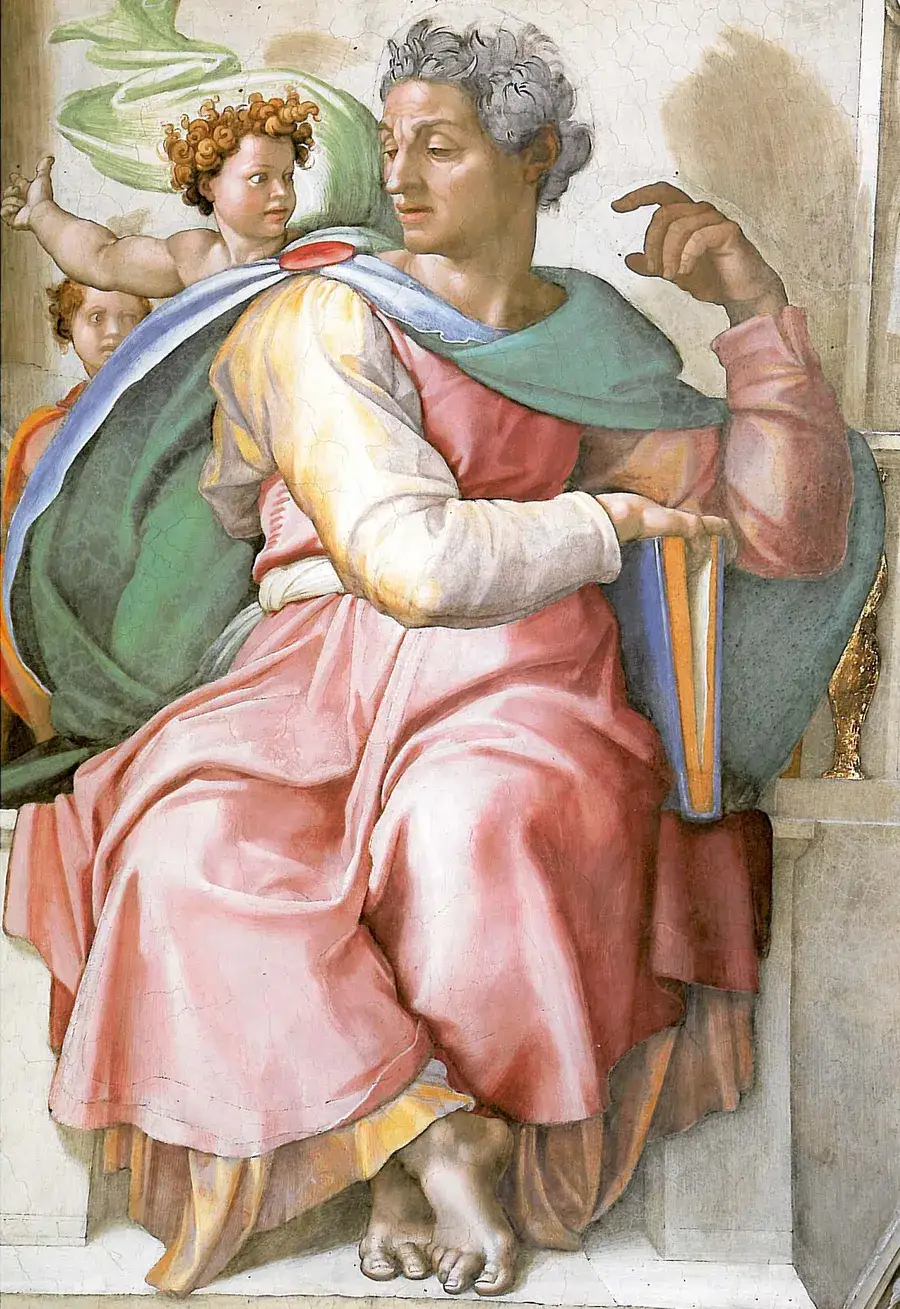 Michelangelo, the prophet Isaiah, Sistine Chapel