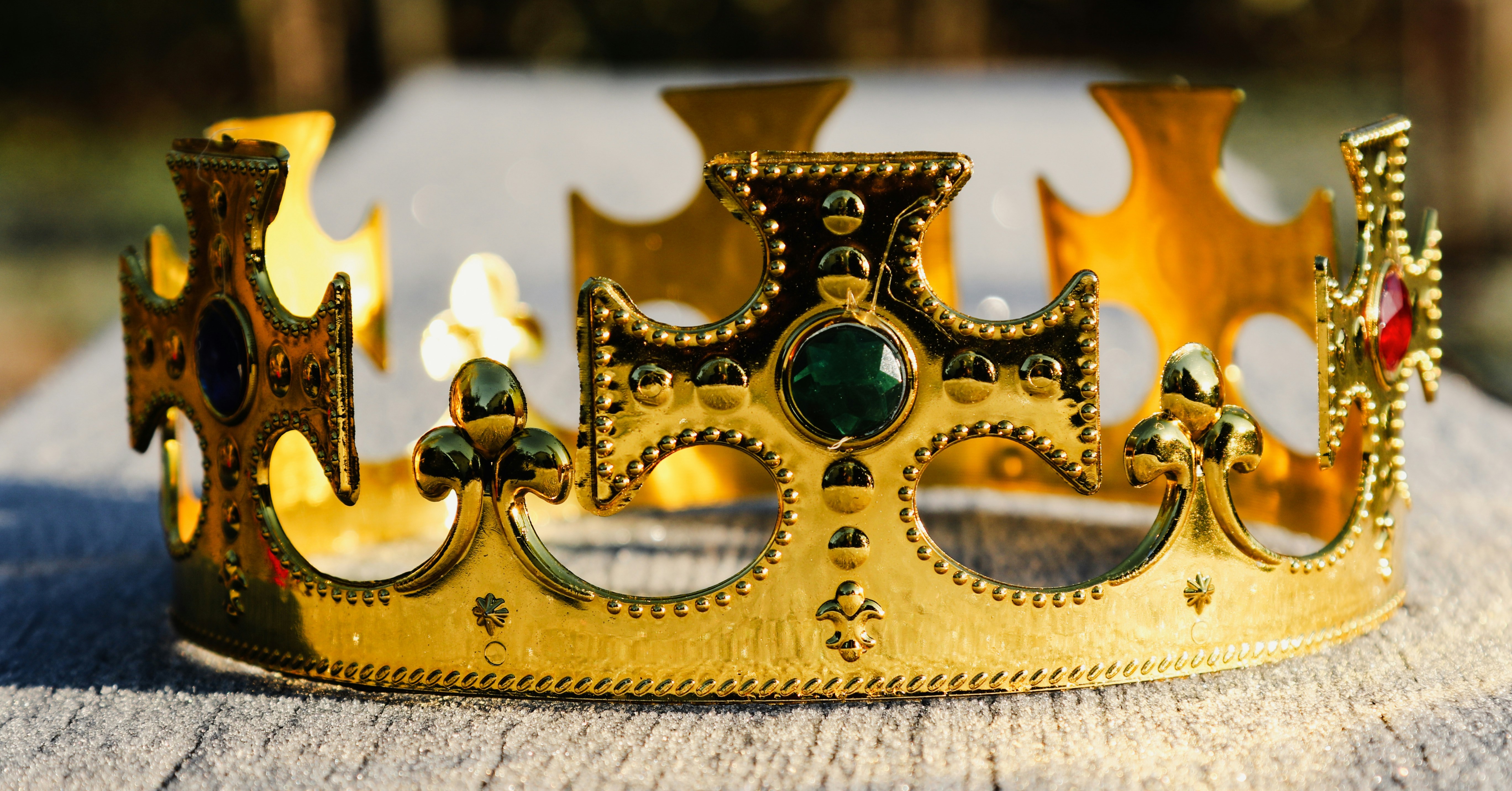Crown of King Jesus on Table