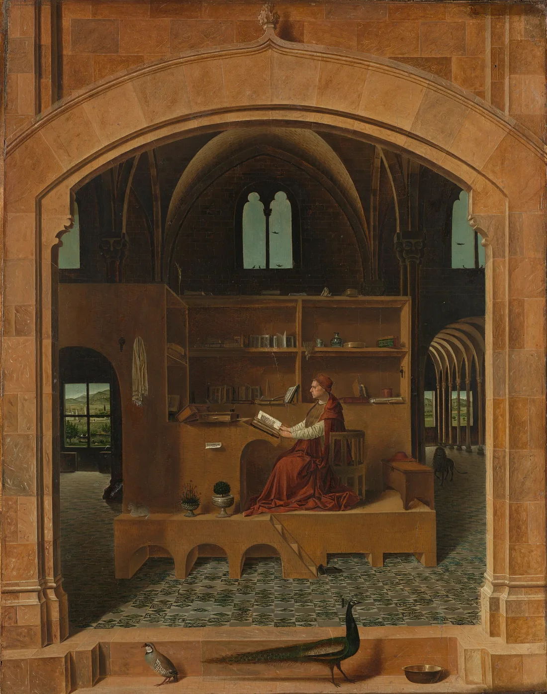 Antonello da Messina, Saint Jerome in His Study