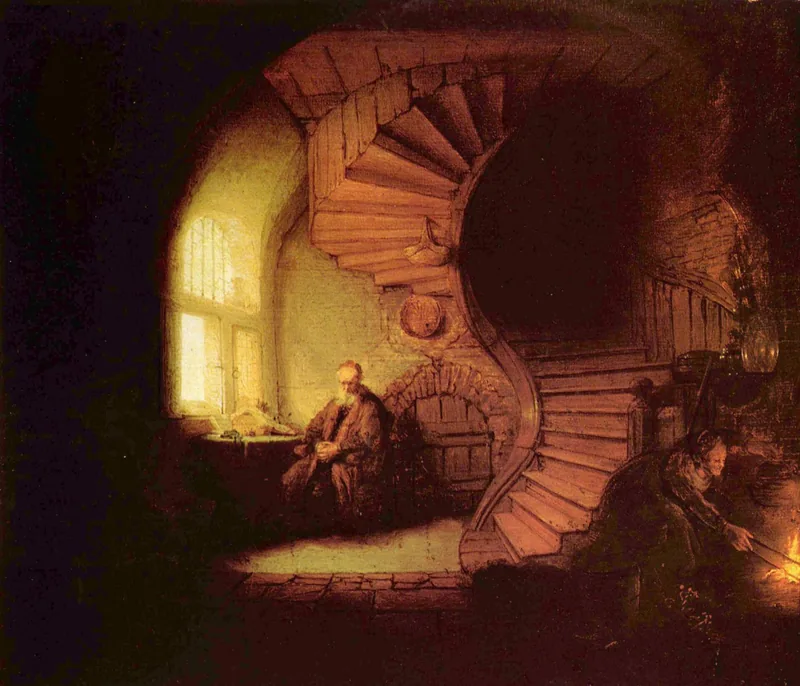 The Philosopher in Meditation as a memory room to learn Scripture