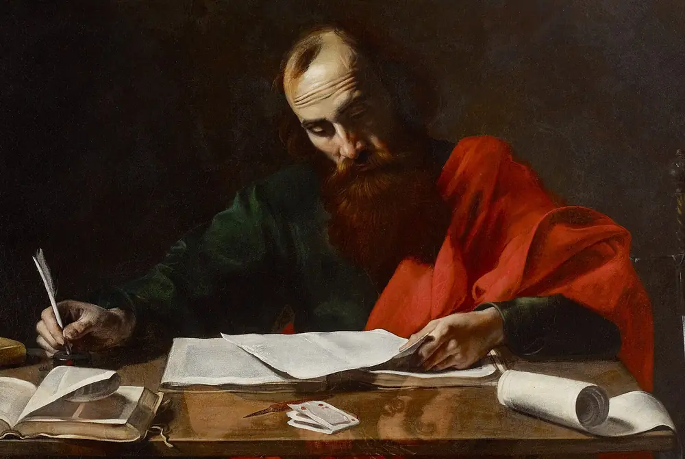 Valentin de Boulogne, Saint Paul Writing His Epistles