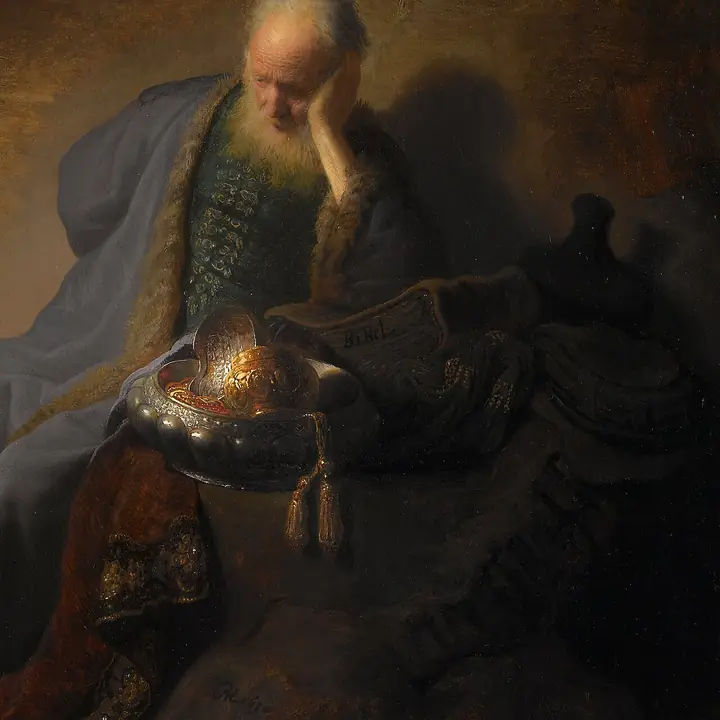 Rembrandt, Jeremiah Lamenting the Destruction of Jerusalem