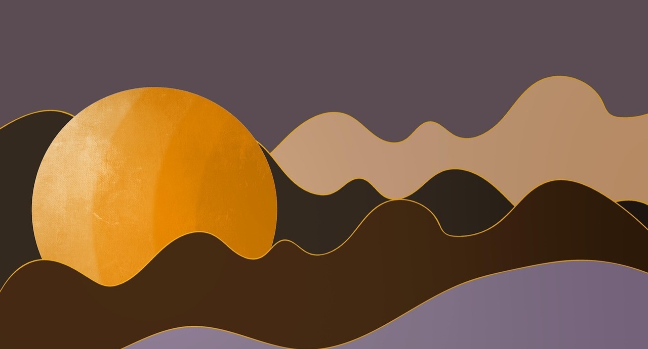 Artistic Sun Representing God's Promise to Israel